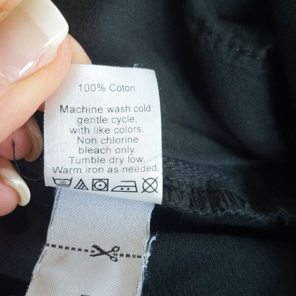 J. Crew blue/gray Scout Capri pants, 100% cotton, size 10 - Picture 7 of 8